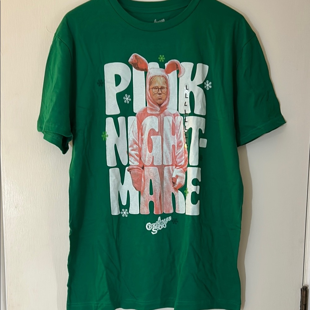 Green Graphic Tee - Pink Nightmare Design
